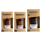 Beardburys Essentials – Confezione per la cura del viso da uomo: crema idratante + nebbia facciale rivitalizzante + balsamo barba, pelle idratata 24 ore con acido ialuronico e barba, senza