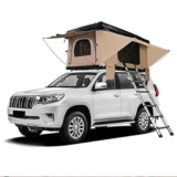 BebeXi HYQHYX Tenda da Tetto Tenda da Tetto Pop-up Universale Soft Top per SUV da Campeggio, Angolo in Alluminio, con scaletta e luci di Emergenza
