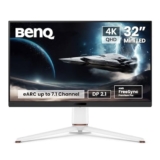 BenQ MOBIUZ EX321UX Monitor da gaming 32” 4K 1ms a 144Hz eARC DP2.1 Mini LED a 1152 aree, USB-C,HDMI 2.1, 99% di P3 e Adobe RGB, DisplayHDR 1000,Freesync Premium Pro,KVM,Motore PixSoul,Telecomando​