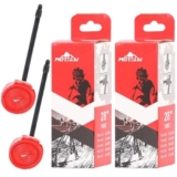 Biglumin 2 pezzi 85mm camera d’aria bici da corsa 700×18-32C Tubolare leggero tubo da strada con bocca francese Camere d’aria 700 – Camera d’aria per bici da strada 700 per bici Ultraleggera 33g