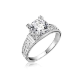 Bishilin Donne Anello 14 Carato 2Ct Moissanite Anello di Fidanzamento Anello Nuziale con Diamante