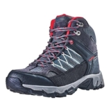 Black Crevice Scarpe da Trekking da Donna I Scarpe da Trekking High cut I Scarpe da Escursione Impermeabili I Pregiate Scarpe Sportive Outdoor I Scarpe Imbottite Donna con Ammortizzazione