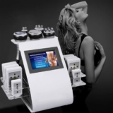 Body Shaper Beauty Machine, Strumento per La Cura della Pelle, Dispositivo Multipolare per Vuoto a Cavitazione RF, Attrezzatura per Spa da Salone Massaggiatore per Uso Domestico per Tutto Il Corpo