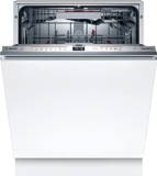 Bosch Elettrodomestici SMV6EDX57E Serie 6, Lavastoviglie a scomparsa totale, 60 cm, a incasso, in Acciaio inossidabile, Efficiency Class D