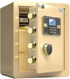 Box Strongbox Safe Aprootto Impermeabile Sicurezza Safe Safe Safe Fire a Prova di Fuoco e antifurto Codice di Sicurezza in Acciaio in Acciaio Blocco di Sicurezza Multifunzionale Multifunzionale