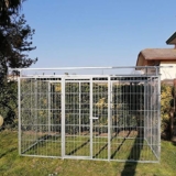 Box per Cani Singolo Predisposizione alla Copertura Zincatura Elettrolitica Dimensioni 300 x 300 x h 180 Cm