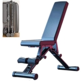 CCKUYT Panca per Pesi da Palestra Panche Regolabili Sgabello con manubri Macchina per Addominali per la casa Sedia Funzionale per Il Fitness Unisex Sgabello Pieghevole con manubri