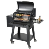 CLLBANT Barbecue Portatile con griglia a Carbone con Carrello – Attrezzatura da Cucina per Esterni da 53 Pollici per carichi Pesanti