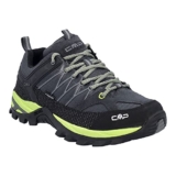CMP Rigel Low Trekking Shoes Wp, Scarpe da trekking Uomo, Antracite-Limegreen, 41 EU