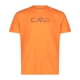 CMP – T-Shirt da Uomo, Flame-Antracite, 50