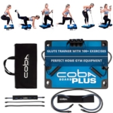 COBA Board Plus Total Body Trainer – Sistema di allenamento completo a casa, per glutei, tronchi e braccia, attrezzo portatile per esercizi a casa e palestra, con video di istruzioni gratuiti (lingua
