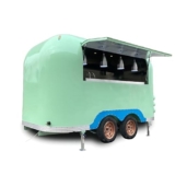 COGSUN Airstream – Rimorchio per alimenti da 3,5 m, carrello mobile per distributori alimentari, piccolo camion chiuso, rimorchi per alimenti in vendita, ideale per camion campeggio e rimorchio da