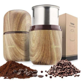 COOL KNIGHT Macinacaffè Elettrico, Macinino Per Spezie, Macinino Per Caffè Elettrico Con Lama In Acciaio Inossidabile 304, Adatto Per Chicchi Di Caffè, Spezie, Erbe, Cereali, Noci.