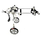 CRBUDY XBSXP Sedia a rotelle per Cani Regolabile per Zampe Posteriori Trasportini per Cani di Media Taglia e Prodotti da Viaggio Riabilitazione delle Zampe Posteriori Approvata dal veteri