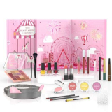 Calendario dell’Avvento Beauty 2024 Calendario Avvento Makeup – Calendario Conto alla Rovescia Natale Set da 24 Prodotti per Occhi, Viso, Labbra e Unghie – Regalo per Ragazze, Adolescenti e Donne