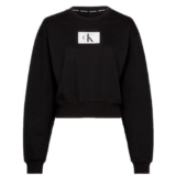 Calvin Klein Donna L/S Sweatshirt, Black, S