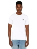Calvin Klein Jeans Ck Essential Slim Tee, T-shirt Uomo, Bianco (Bright White), M