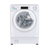 Candy Smart Inverter Lavatrice 9 Kg da Incasso, Carica Frontale, Classe A, 1400 Giri, 16 Programmi, Connettività Wi-Fi + NFC, Programma Lana, Silenziosa, 60 x 53 x 82 cm, Bianca – CBWO 49TWME-S