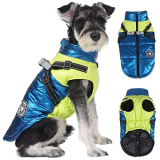 Cappotto Invernale per Cani, RosyFate Vestiti per Cani Piccoli, Giacca Cane Impermeabile, Gilet per Cani, Vestiti Caldi perr Animali Domestici, Antivento per Esterno (XL)