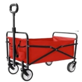 Carrello Carrello Carro Pieghevole Carrello Da Giardino Carrello Da Giardino Portatile Con 4 Ruote Per Il Trasporto Attrezzi Da Giardino Campeggio Spiagge Carrello Da Campeggio Carro Da Giardino
