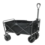 Carrello Spiaggia Leggero, Carrello Tutti i Terreni, Carrello Pieghevole Multiuso Campeggio, Giardinaggio, Pesca, Carrello della Spesa a 4 Ruote, Carrello Sabbia, rimorchio Portatile Veicoli