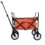 Carrello della Spesa Pieghevole Giardino, Carrello Multiuso Esterni, Carrello della Spesa Pieghevole Spiaggia e Campeggio Un Facile Trasporto e stoccaggio