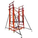 Carrello elevatore elettrico, piattaforma di sollevamento per ponteggi completamente automatica, tavolo idraulico pieghevole per interni ed esterni, altezza di sollevamento 3 m