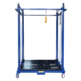 Carrello elevatore per carichi pesanti con sollevamento elettrico Piattaforma elevatrice for impalcature elettriche con telecomando, macchina di sollevamento multifunzionale for la decorazione di cost