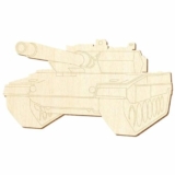 Carro armato in legno V2, decorazione fai da te, 5-50 cm, dimensioni: 42 cm, confezione da 100 pezzi