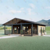 Casa smontabile della villa di lusso, casa portatile, case prefabbricate, casa del contenitore, case prefabbricate, ristorante, bar, hotel, magazzino, ospedale, appartamento, ufficio, scuola,