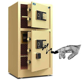 Cassaforte di Sicurezza, Cassaforte per la casa e l’Ufficio, Casseforti per Armadi con Password per Impronte Digitali Cassaforte Ignifuga e Cassaforte Impermeabile con Doppia Porta con Tasti