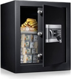 Casseforti per la casa Casseforti ignifughe e Impermeabili Casseforti a Muro Casseforti ignifughe – Cassaforte di Sicurezza in Acciaio Cassaforte a Muro Salvadanaio con indicatore a Tastiera Serratur