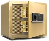 Cassetta di sicurezza per uso domestico Piccola cassaforte per impronte digitali Cassetta per password Ufficio Tutto in acciaio Mini cassaforte per armadietto di assicurazione Casseforti per documenti