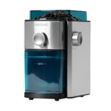 Cecotec Macinacaffè Elettrico SteelMill 2000 Adjust, 150 W, Acciaio Inossidabile, Sistema di Macine Piatte, 17 Livelli di Macinatura, Capacità 250 gr, Serbatoio Lavabile in Lavastoviglie