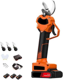 Cesoia elettrica a Batteria da 35 mm 800 W, cesoia da potatura, 21 V, Forbici da potatura per Alberi da Giardino, Bonsai, taglierina per Rami, 3 batterie