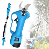 Cesoie da potatura a Batteria, Forbici elettriche per potatura Strumenti Forbici per Rami Asta di prolunga 150-210 cm, Diametro di Taglio 28 mm