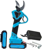 Cesoie elettriche da potatura, Forbici Professionali per Tagliare Rami di Alberi a Batteria, tagliabordi per cespugli fioriti, Batteria da 2 Ah, 30 mm