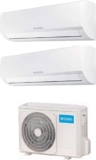 Climatizzatore dual split 12000 + 12000 btu, con pompa di calore, Classe energetica A++/A+