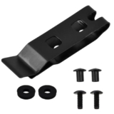 Clip da Cintura K-Scheide per Fodero di Coltello, Clip Posteriore e Clip da Cintura – per Attrezzi da Campeggio all’Aperto (include 2 Set di Viti)