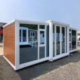 Colore su misura 20ft/40ft Casa piccola di lusso pieghevole espandibile contenitore casa con bagno e cucina