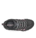 Columbia Crestwood WP, Scarpe da Trekking Basse Donna, Dark Grey/Salmon Rose, 37.5 EU