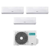 Condizionatore Climatizzatore Trial Split Inverter Hisense New Comfort 9000+9000+12000 9+9+12 Btu A++ 3AMW58U4SZD1