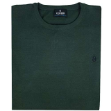 Coveri Maglia Maglione Pullover Uomo Slim Fit Girocollo Colorato M L XL XXL (L – Verdone)
