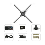 CraftNestUK Ventilatore Ologramma, proiettore Ologramma, Lettore di Imaging olografico per insegne di Negozi aziendali, Mostra