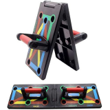 Cretee 12 in 1 pieghevole Push Up Rack Board Train Palestra Sistema di allenamento Sistema di allenamento Stand per l’allenamento del corpo