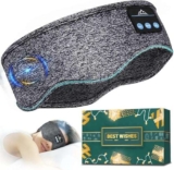 Cuffie per Dormire Gadget Tecnologici Regali: Cuffie Antirumore per Dormire Fascia Bluetooth 5.2, Regalo Uomo Mamma Amica Papa Natale, Regalo Amica Idee Regalo Donna Regali Natale Uomo Donna Originali