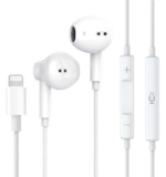 Cuffie per iPhone,Auricolari In-Ear con Controllo del Volume e Microfono,Cuffie iphone con filo Auricolari Stereo HiFi,Auricolari Compatibile con iPhone 14 Pro Max/14/13/12/11/SE/XS Max/X/XR/8 Plus/7