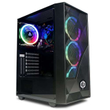 CyberpowerPC Regiment PC Gaming – AMD Ryzen 5 4600G con Radeon Graphics, 8GB RAM, 500GB NVMe SSD, 450W 80+ PSU, Wi-Fi, Windows 11, Eurus RGB