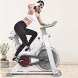 Cyclette da ciclismo indoor Bicicletta stazionaria regolabile per allenamento in palestra a casa Bici cardio Bici verticale, attrezzatura per il fitness mobile con