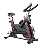 Cyclette stazionaria per interni, per casa, cardio palestra, cinghia di trasmissione con telaio ispessito con volano da 11 kg